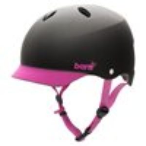 Велошлем Bern Lenox Summer EPS Matte Black with Magenta Brim